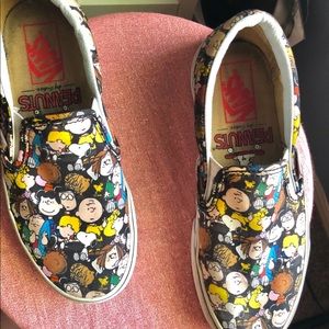 VANS X PEANUTS the gang classic Slip on